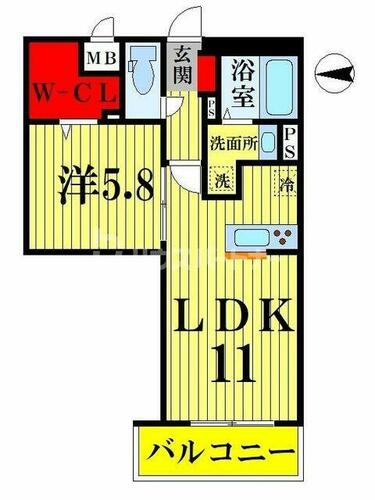 同じ建物の物件間取り写真 - ID:212042545786