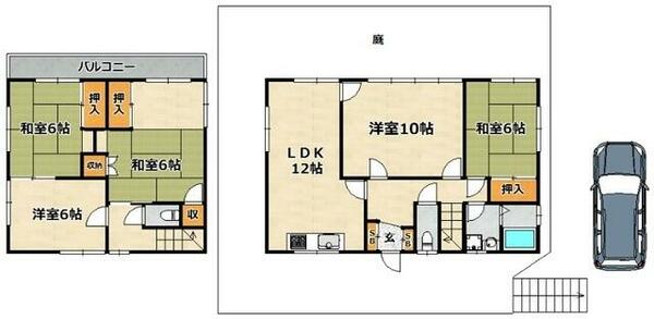 下谷上戸建｜兵庫県神戸市北区山田町下谷上(賃貸一戸建5LDK・--・118.26㎡)の写真 その2