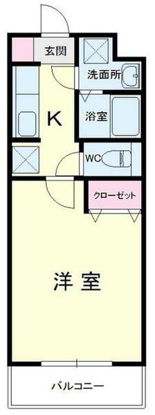 静岡県浜松市中央区和合北３丁目(賃貸マンション1DK・2階・33.48㎡)の写真 その2