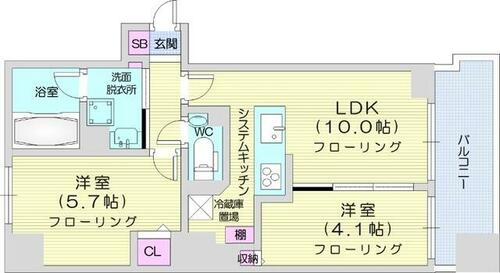 同じ建物の物件間取り写真 - ID:201022225849