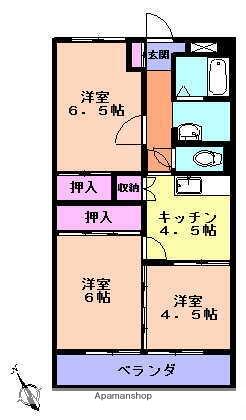 同じ建物の物件間取り写真 - ID:203001990436