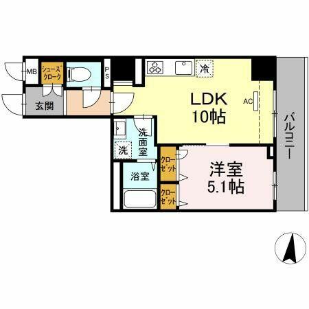 同じ建物の物件間取り写真 - ID:214056508346