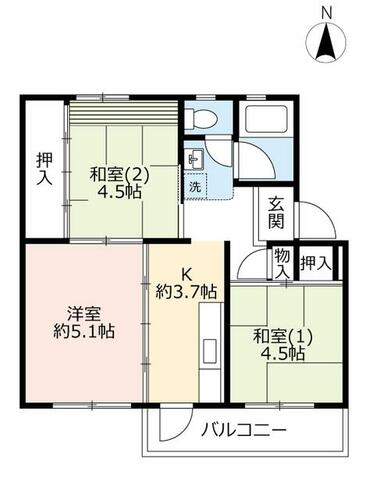 同じ建物の物件間取り写真 - ID:227085598213