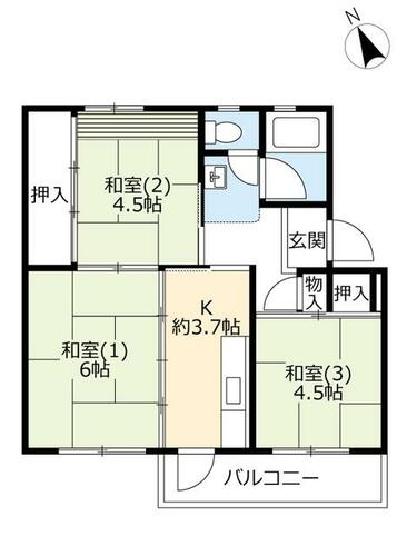 同じ建物の物件間取り写真 - ID:227085841258