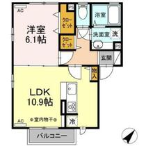 エヴァーヒルズ 202 ｜ 群馬県高崎市八千代町３丁目（賃貸アパート1LDK・2階・42.12㎡） その2