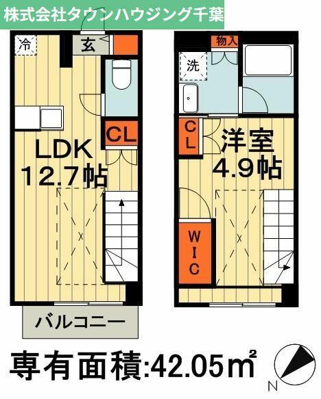 千葉県千葉市中央区中央港１丁目(賃貸マンション1LDK・6階・42.05㎡)の写真 その2