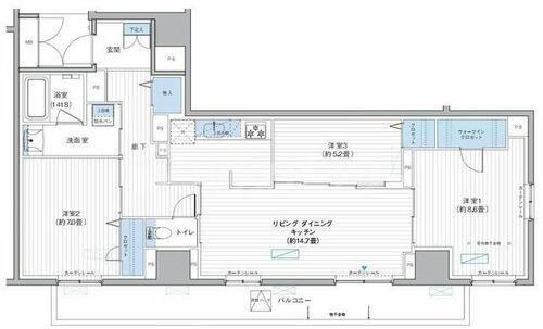 同じ建物の物件間取り写真 - ID:213099319630