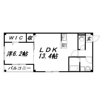 静岡県浜松市中央区曳馬３丁目(賃貸マンション1LDK・2階・48.17㎡)の写真 その2