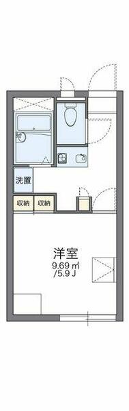 神奈川県藤沢市弥勒寺４丁目(賃貸アパート1K・2階・20.28㎡)の写真 その2