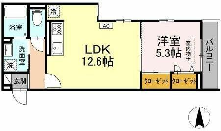 同じ建物の物件間取り写真 - ID:214055476716