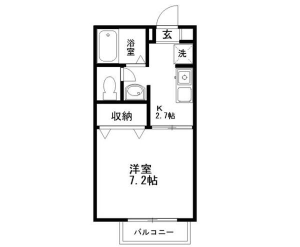 シャーメゾン和 B105｜高知県高知市前里(賃貸アパート1K・1階・24.71㎡)の写真 その2