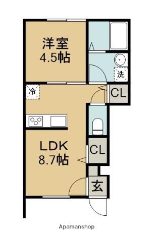 同じ建物の物件間取り写真 - ID:238007327399