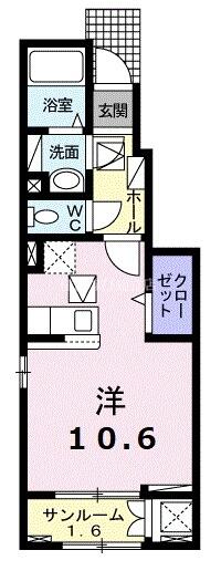 サンフィールド 105｜愛知県知立市牛田町宮本(賃貸アパート1R・1階・32.23㎡)の写真 その2