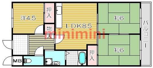 同じ建物の物件間取り写真 - ID:227076365622