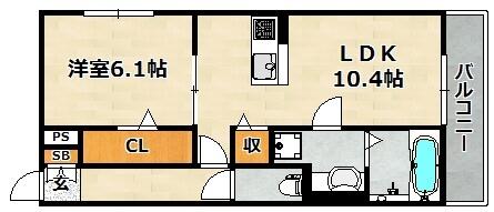 同じ建物の物件間取り写真 - ID:228048548495