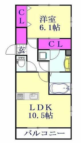 同じ建物の物件間取り写真 - ID:211046409249