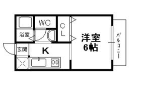 ラ・フォーレ宝塚  ｜ 兵庫県宝塚市宮の町（賃貸アパート1K・2階・20.00㎡） その2