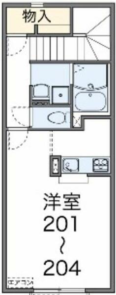 埼玉県鴻巣市滝馬室(賃貸アパート1K・1階・26.11㎡)の写真 その2