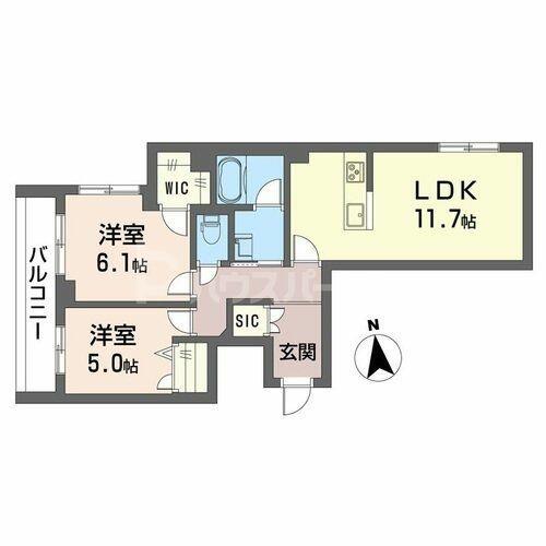 同じ建物の物件間取り写真 - ID:213100660824