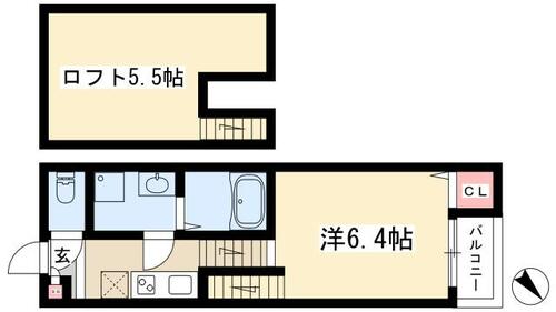 ＡＳＴＥＲＩＡ新栄103の間取り