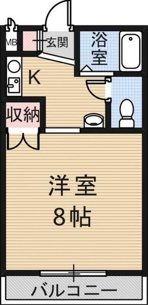 シャルル高槻｜大阪府高槻市東五百住町１丁目(賃貸マンション1K・2階・22.68㎡)の写真 その1