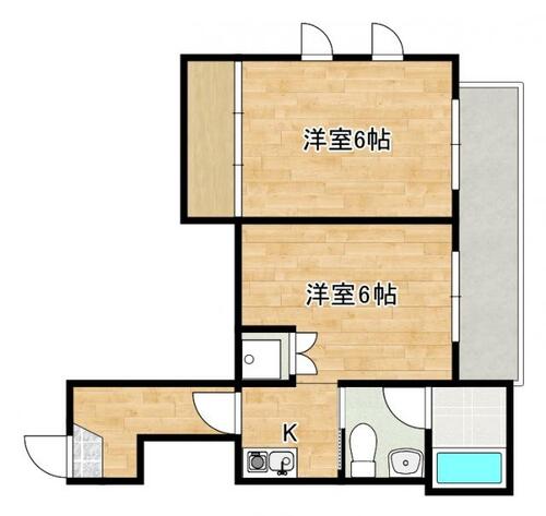 同じ建物の物件間取り写真 - ID:228049883008