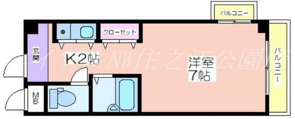 ラガールあびこ 501｜大阪府大阪市住吉区我孫子５丁目(賃貸マンション1K・5階・23.00㎡)の写真 その2