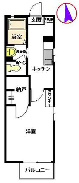 ラフォーレ司　　　　Ⅱ棟 B0203｜熊本県八代市田中西町(賃貸アパート1K・2階・27.45㎡)の写真 その2