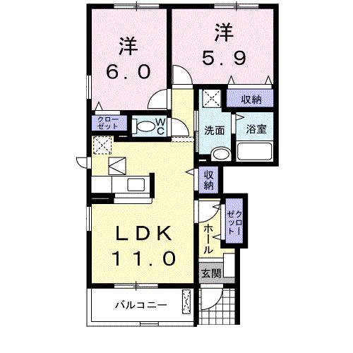 同じ建物の物件間取り写真 - ID:238007255298