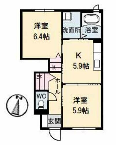 同じ建物の物件間取り写真 - ID:236002634236