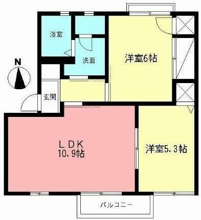 フォーレスツヅキ 0101｜神奈川県横浜市都筑区南山田町(賃貸アパート2LDK・1階・50.81㎡)の写真 その2