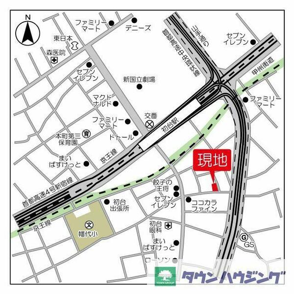 東京都渋谷区初台１丁目(賃貸マンション2LDK・4階・40.20㎡)の写真 その5