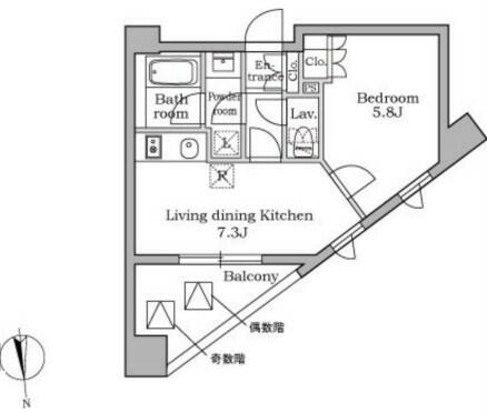 同じ建物の物件間取り写真 - ID:213103569243