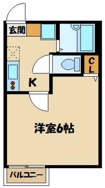 埼玉県さいたま市岩槻区本町３丁目(賃貸アパート1K・1階・20.06㎡)の写真 その2