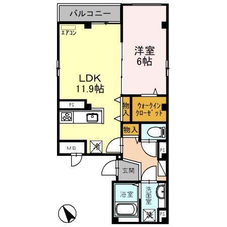 同じ建物の物件間取り写真 - ID:211045588467