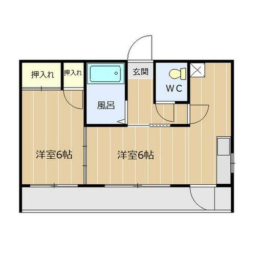 同じ建物の物件間取り写真 - ID:243006348260