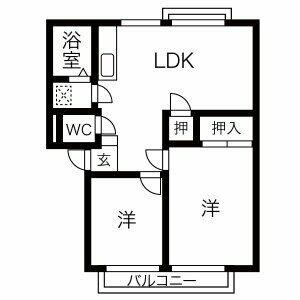 同じ建物の物件間取り写真 - ID:221010619410