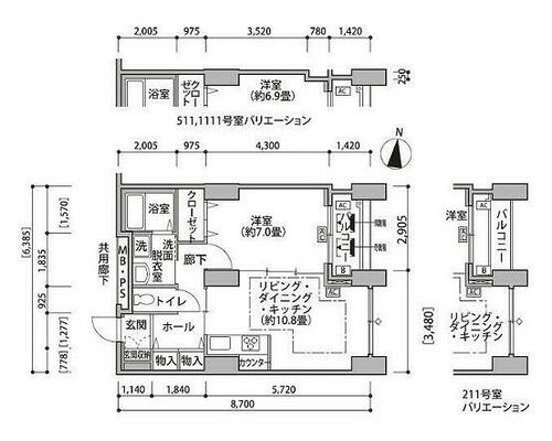 同じ建物の物件間取り写真 - ID:213105868676