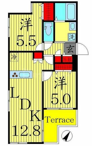 同じ建物の物件間取り写真 - ID:213100861980