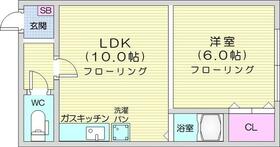 第１１松井ビル  ｜ 北海道札幌市北区北二十二条西５丁目（賃貸マンション1LDK・4階・32.40㎡） その2