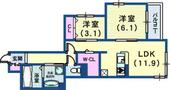 神戸市中央区旗塚通２丁目 3階建 築8年のイメージ
