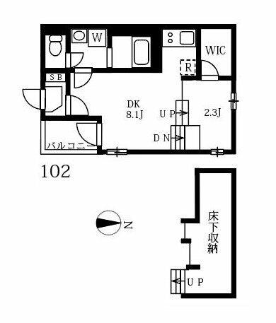 ハーモニーテラス野田Ⅱ 102｜愛知県名古屋市中川区野田１丁目(賃貸アパート1DK・1階・28.51㎡)の写真 その2