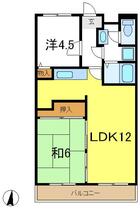 パレウイング 401 ｜ 兵庫県加古川市別府町朝日町（賃貸マンション2LDK・4階・51.00㎡） その2