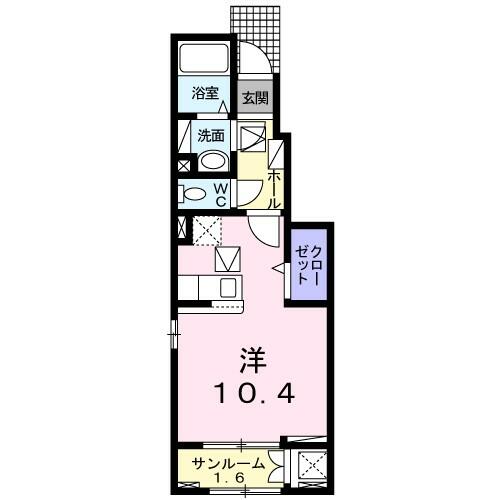 同じ建物の物件間取り写真 - ID:207001134440