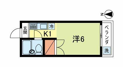 メイプルハイツ 206｜東京都杉並区上荻４丁目(賃貸アパート1K・2階・15.50㎡)の写真 その2