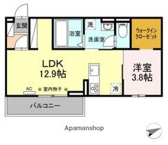 ＧＲＡＣＩＡ 202 ｜ 静岡県富士宮市野中町（賃貸アパート1LDK・2階・41.86㎡） その2