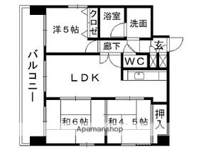 ラフィーネ戸畑  ｜ 福岡県北九州市戸畑区新池１丁目（賃貸マンション3LDK・2階・59.72㎡） その2