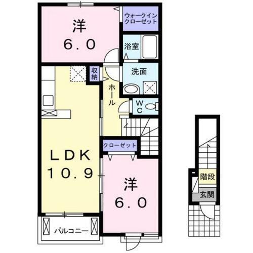 同じ建物の物件間取り写真 - ID:240027660897