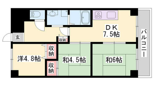 同じ建物の物件間取り写真 - ID:228045096514