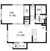 ルミエール 102 ｜ 埼玉県所沢市東所沢２丁目（賃貸アパート1LDK・1階・39.33㎡） その2